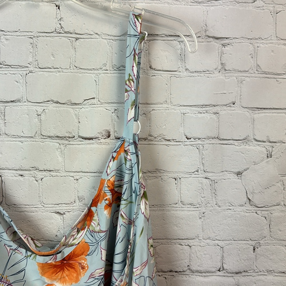 BloomChic Floral Belted Pocket Tank Dress Plus Size 6X (30) - Picture 3 of 6